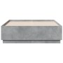 Concrete gray engineered wood bed frame 120x190cm by vidaXL, Beds and slatted bases - Ref: Foro24-3209747, Price: 137,76 €, D...