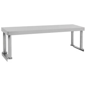 Stainless steel work table shelf 120x30x35 cm by vidaXL, Restoration - Ref: Foro24-51192, Price: 81,94 €, Discount: %