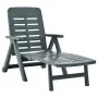 Tumbona plegable de plástico verde by vidaXL, Loungers - Ref: Foro24-48755, Price: 131,59 €, Discount: %