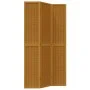 3-panel partition screen solid brown paulownia wood by vidaXL, Room dividers - Ref: Foro24-358816, Price: 102,32 €, Discount: %