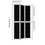 3-panel partition screen solid brown paulownia wood by vidaXL, Room dividers - Ref: Foro24-358816, Price: 104,00 €, Discount: %