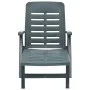 Tumbona plegable de plástico verde by vidaXL, Loungers - Ref: Foro24-48755, Price: 131,59 €, Discount: %