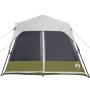 Family tent with LED 9 people quick opening light green by vidaXL, tents - Ref: Foro24-94310, Price: 276,42 €, Discount: %