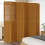 6-panel partition screen solid paulownia wood brown by vidaXL, Room dividers - Ref: Foro24-358828, Price: 212,16 €, Discount: %