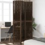 Dark brown paulownia wood 3-panel separator screen by vidaXL, Room dividers - Ref: Foro24-358655, Price: 95,11 €, Discount: %