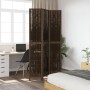 Dark brown paulownia wood 3-panel separator screen by vidaXL, Room dividers - Ref: Foro24-358655, Price: 95,11 €, Discount: %