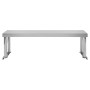 Estante para mesa de trabajo de acero inoxidable 120x30x35 cm