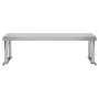 Estante para mesa de trabajo de acero inoxidable 120x30x35 cm de vidaXL, Restauración - Ref: Foro24-51192, Precio: 81,94 €, D...