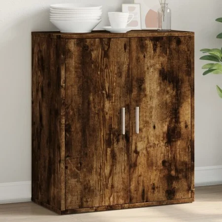 Smoked oak engineered wood sideboard 60x31x70 cm by vidaXL, Sideboards - Ref: Foro24-840461, Price: 60,50 €, Discount: %