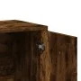 Smoked oak engineered wood sideboard 60x31x70 cm by vidaXL, Sideboards - Ref: Foro24-840461, Price: 60,50 €, Discount: %