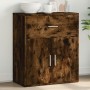 Sideboard aus geräuchertem Eichenholzwerkstoff, 60 x 31 x 70 cm von vidaXL, Sideboards - Ref: Foro24-840468, Preis: 66,78 €, ...
