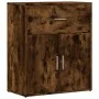 Smoked oak engineered wood sideboard 60x31x70 cm by vidaXL, Sideboards - Ref: Foro24-840468, Price: 65,75 €, Discount: %