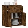Sideboard aus geräuchertem Eichenholzwerkstoff, 60 x 31 x 70 cm von vidaXL, Sideboards - Ref: Foro24-840468, Preis: 65,75 €, ...