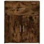 Sideboard aus geräuchertem Eichenholzwerkstoff, 60 x 31 x 70 cm von vidaXL, Sideboards - Ref: Foro24-840468, Preis: 65,75 €, ...