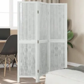 White Paulownia solid wood 3-panel dividing screen by vidaXL, Room dividers - Ref: Foro24-358669, Price: 88,90 €, Discount: %