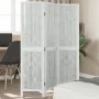 White Paulownia solid wood 3-panel dividing screen by vidaXL, Room dividers - Ref: Foro24-358669, Price: 88,90 €, Discount: %