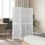 White Paulownia solid wood 3-panel dividing screen by vidaXL, Room dividers - Ref: Foro24-358669, Price: 88,90 €, Discount: %