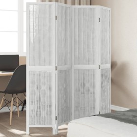 White Paulownia solid wood 4-panel dividing screen by vidaXL, Room dividers - Ref: Foro24-358674, Price: 108,85 €, Discount: %