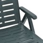Tumbona plegable de plástico verde by vidaXL, Loungers - Ref: Foro24-48755, Price: 114,61 €, Discount: %
