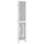 Biombo separador de 4 paneles madera maciza Paulownia blanco de vidaXL, Divisores de ambientes - Ref: Foro24-358674, Precio: ...