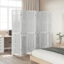 White Paulownia solid wood 6-panel dividing screen by vidaXL, Room dividers - Ref: Foro24-358683, Price: 147,05 €, Discount: %