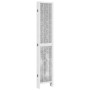 6-teilige Trennwand aus weißem Paulownia-Massivholz von vidaXL, Raumteiler - Ref: Foro24-358683, Preis: 147,05 €, Rabatt: %