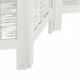 Biombo separador de 6 paneles madera maciza Paulownia blanco de vidaXL, Divisores de ambientes - Ref: Foro24-358683, Precio: ...