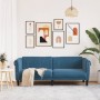 3-Sitzer-Sofa aus blauem Samt von vidaXL, Sofas - Ref: Foro24-372593, Preis: 281,11 €, Rabatt: %