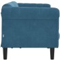 3-Sitzer-Sofa aus blauem Samt von vidaXL, Sofas - Ref: Foro24-372593, Preis: 281,11 €, Rabatt: %