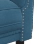 3-Sitzer-Sofa aus blauem Samt von vidaXL, Sofas - Ref: Foro24-372593, Preis: 281,11 €, Rabatt: %