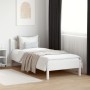 Massives Bettgestell aus weißem Kiefernholz, 100 x 200 cm von vidaXL, Betten und Lattenroste - Ref: Foro24-844734, Preis: 98,...