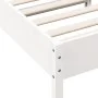 Solid white pine wood bed frame 100x200 cm by vidaXL, Beds and slatted bases - Ref: Foro24-844734, Price: 95,97 €, Discount: %