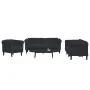 Juego de sofás 3 piezas terciopelo negro de vidaXL, Sofás - Ref: Foro24-3209214, Precio: 679,14 €, Descuento: %