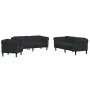 3-piece black velvet sofa set by vidaXL, Sofas - Ref: Foro24-3209214, Price: 679,14 €, Discount: %