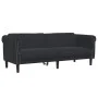 3-piece black velvet sofa set by vidaXL, Sofas - Ref: Foro24-3209214, Price: 679,14 €, Discount: %