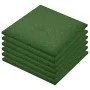 Fall protection rubber tiles 6 units green 50x50x3cm by vidaXL, Floors and carpets - Ref: Foro24-92321, Price: 92,63 €, Disco...