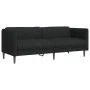 2-piece black fabric sofa set by vidaXL, Sofas - Ref: Foro24-3209240, Price: 506,31 €, Discount: %