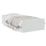 Cama con cajones madera de ingeniería blanco 100x200 cm de vidaXL, Camas y somieres - Ref: Foro24-3280328, Precio: 151,89 €, ...