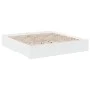 White engineered wood bed frame with drawers 180x200 cm by vidaXL, Beds and slatted bases - Ref: Foro24-3280363, Price: 208,0...