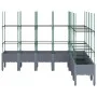 Planter with gray PP trellis 200x160x142.5 cm by vidaXL, Pots and planters - Ref: Foro24-367971, Price: 127,96 €, Discount: %