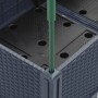 Planter with gray PP trellis 200x160x142.5 cm by vidaXL, Pots and planters - Ref: Foro24-367971, Price: 160,70 €, Discount: %