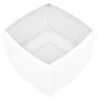 White plastic side table 54x54x36.5 cm by vidaXL, Garden tables - Ref: Foro24-48774, Price: 55,73 €, Discount: %
