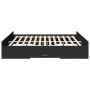 Black engineered wood bed frame with drawers 200x200 cm by vidaXL, Beds and slatted bases - Ref: Foro24-3280266, Price: 168,2...