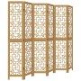 6-panel partition screen solid brown paulownia wood by vidaXL, Room dividers - Ref: Foro24-358875, Price: 137,76 €, Discount: %