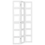 Biombo separador de 3 paneles madera maciza Paulownia blanco de vidaXL, Divisores de ambientes - Ref: Foro24-358688, Precio: ...
