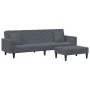Dark gray velvet 2-piece sofa set with cushions by vidaXL, Sofas - Ref: Foro24-3216269, Price: 325,49 €, Discount: %