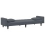 Zweiteilige Sofagarnitur aus dunkelgrauem Samt mit Kissen von vidaXL, Sofas - Ref: Foro24-3216269, Preis: 329,54 €, Rabatt: %