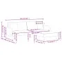 Zweiteilige Sofagarnitur aus dunkelgrauem Samt mit Kissen von vidaXL, Sofas - Ref: Foro24-3216269, Preis: 325,49 €, Rabatt: %