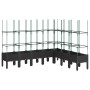 Pflanzgefäß mit Gitter PP schwarz 200x160x142,5 cm von vidaXL, Töpfe und Pflanzgefäße - Ref: Foro24-367973, Preis: 160,83 €, ...