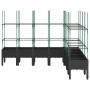 Pflanzgefäß mit Gitter PP schwarz 200x160x142,5 cm von vidaXL, Töpfe und Pflanzgefäße - Ref: Foro24-367973, Preis: 160,83 €, ...